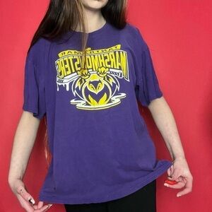 Purple beer league tee shirt 💛💜​​​​​​​​​​​​​​​​